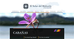 Desktop Screenshot of elsolardelmahuida.com.ar